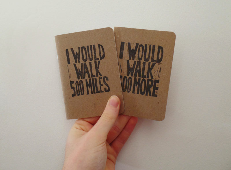 I would walk 500 miles wedding vow books