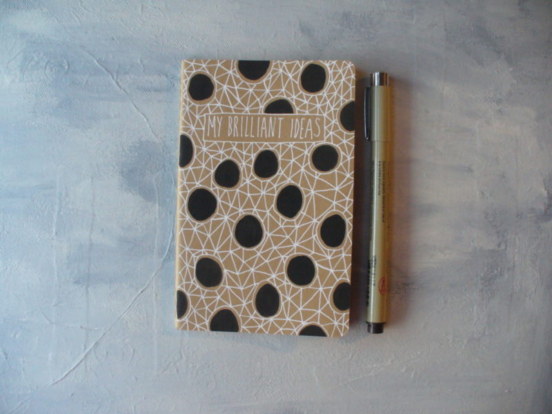 messy bed studio moleskine notebook