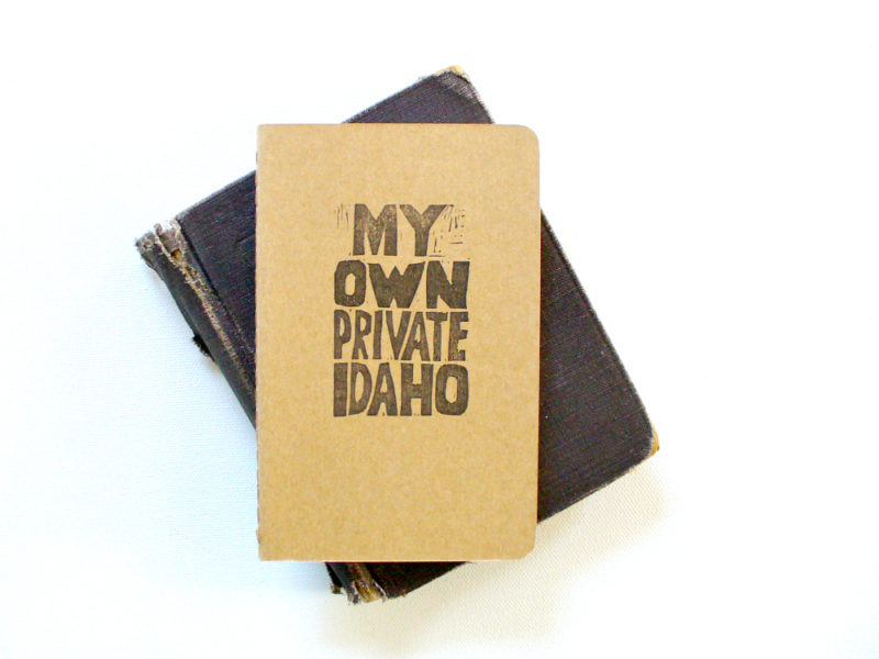 messy bed studio moleskine notebook my own private idaho