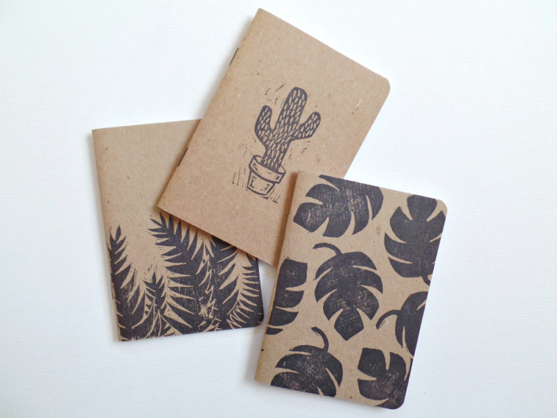 3 pack botanical notebooks