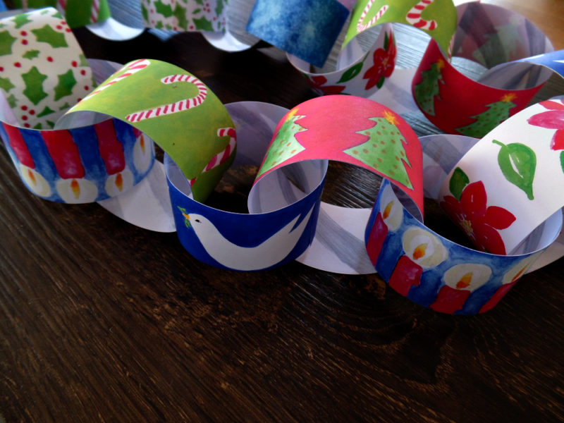 old fashioned paper chain kit
