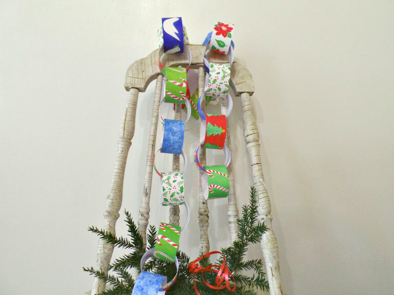 printable christmas paper chain decoration
