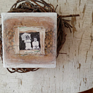 one of a kind treasure box with vintage photo
