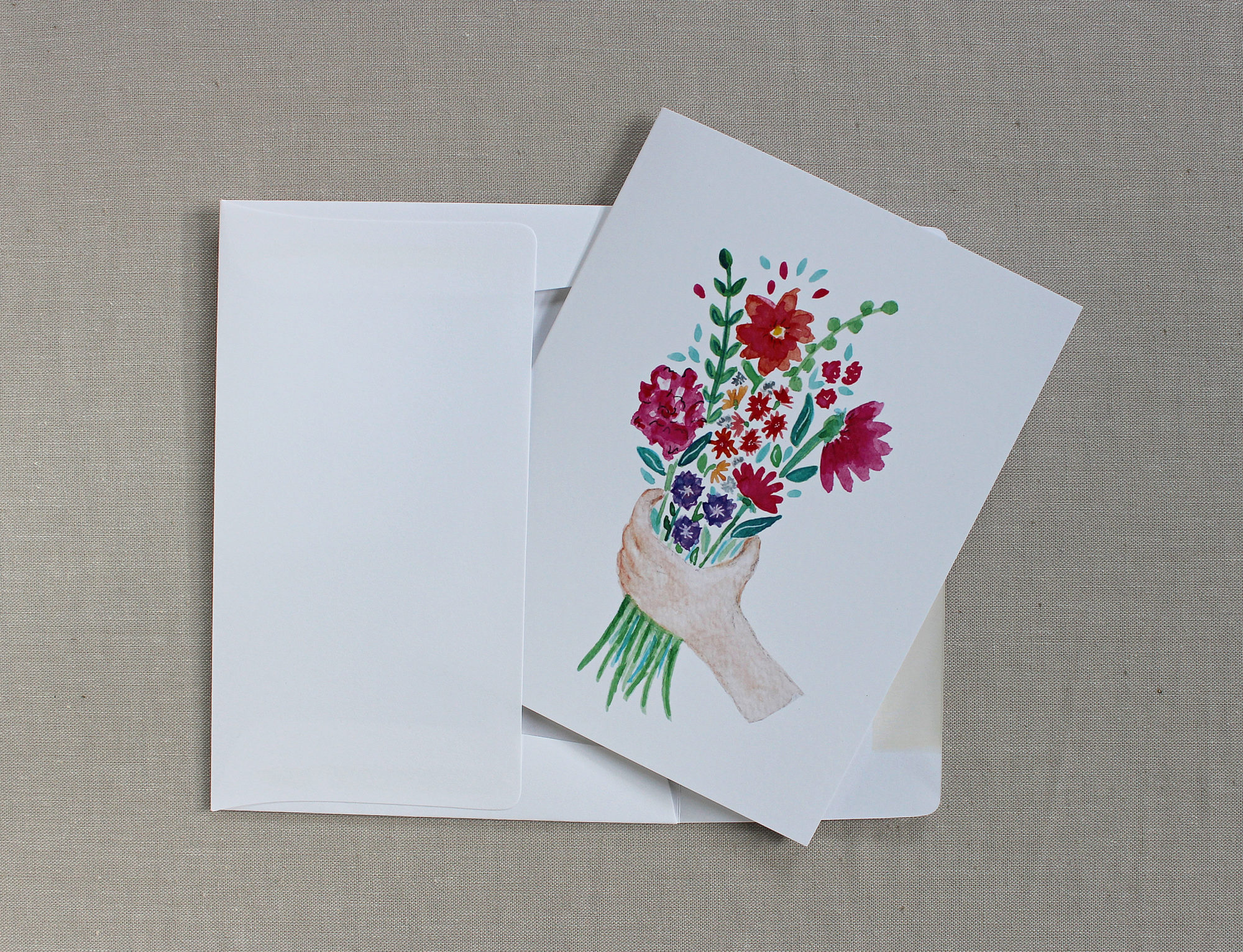 Blank Greeting Card,handmade Card, Blank Card, Photo Card, Personalized  Card, Greeting Card, Paper, Thank You Card, Birthday Card, Floral 