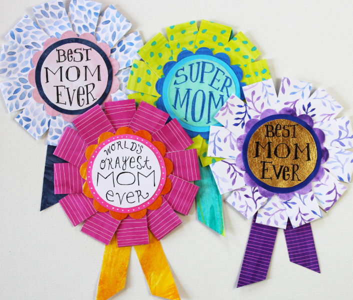 4 best mom ever prize ribbon designs for mothers
