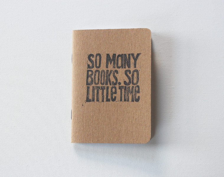 so many books so little time quote notebook