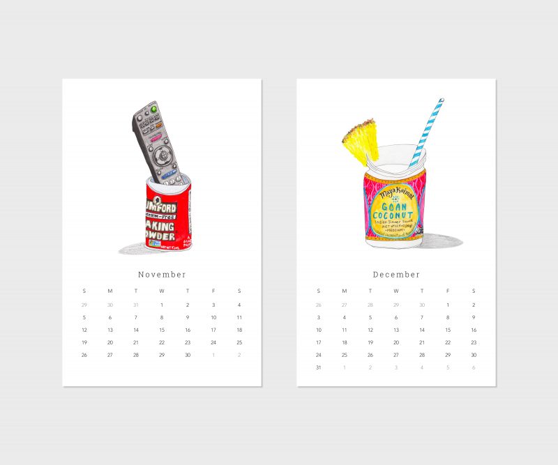 November and December of the Creative Reuse 2023 Calendar